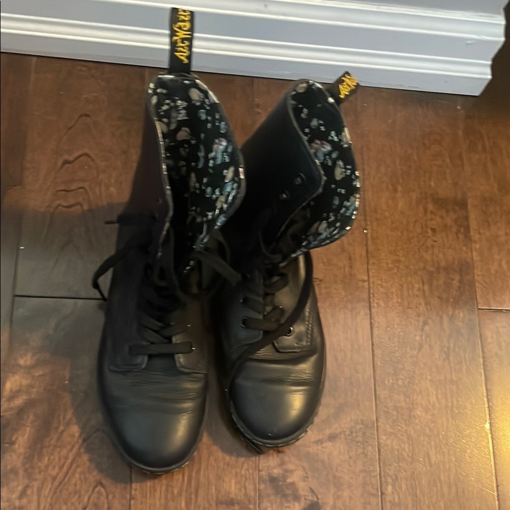 Dr. Martens Black Combat Boots